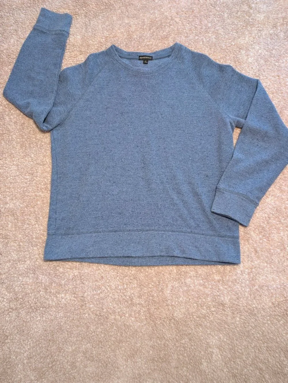 Banana Republic Men's Waffle Knit Sweatshirt, Size M